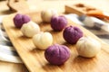 Chinese desertÃ¢â¬âÃ¢â¬âpurple sweet potato balls
